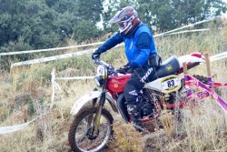 Jesús Mateo, sobre <span style="color: #ff0000;"><em><strong>Montesa</span> Enduro 360 H6</strong></em> en el Trofeo de España de Todoterreno de Clásicas de 2018