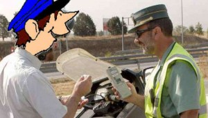 ¡Oh, gracias a Dios!" suspira el motero. ¡Por un momento pensé que me había quedado sordo!
