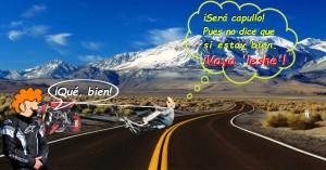 ¿Harías el favor de desenganchar mis tirantes de tu espejo retrovisor?